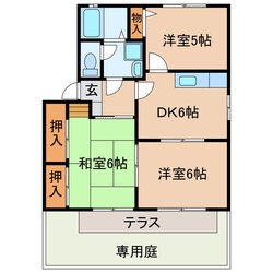 アイワコーポ・八光の物件間取画像